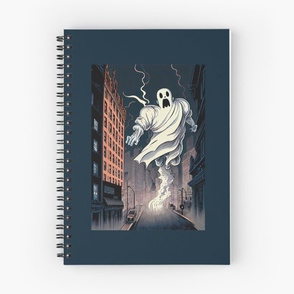 Item preview, Giant ghost attacking the city designed and sold by garywner.