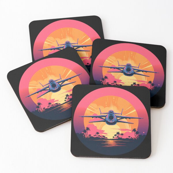 Item preview, Wirraway on a retro sunset designed and sold by Oonyme.
