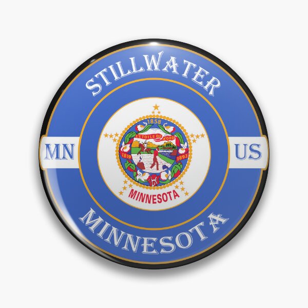 Item preview, Stillwater Minnesota Flag USA Seal Stamp Badge Travel Souvenir designed and sold by TeeHome.