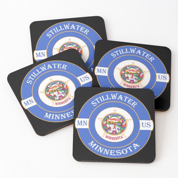 Item preview, Stillwater Minnesota Flag USA Seal Stamp Badge Travel Souvenir designed and sold by TeeHome.