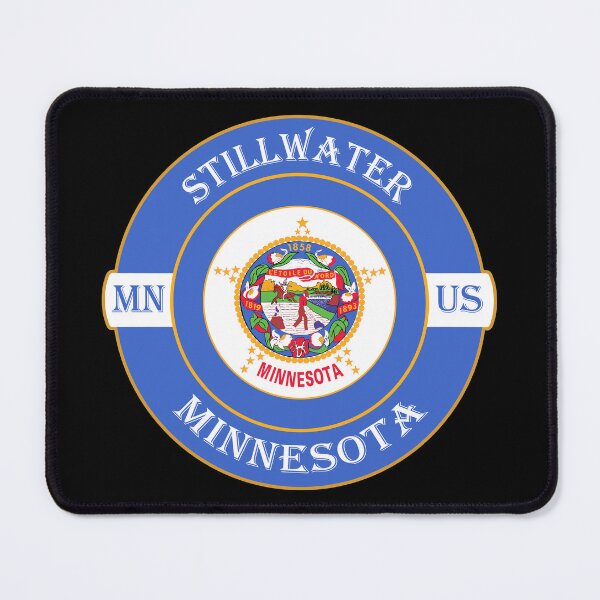 Item preview, Stillwater Minnesota Flag USA Seal Stamp Badge Travel Souvenir designed and sold by TeeHome.