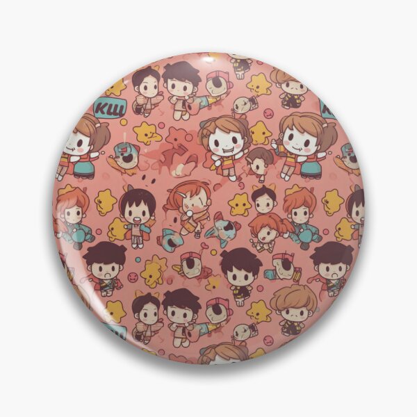 Item preview, Kawaii K-Pop - Cute K-Pop Pattern designed and sold by Reimagining  Images.