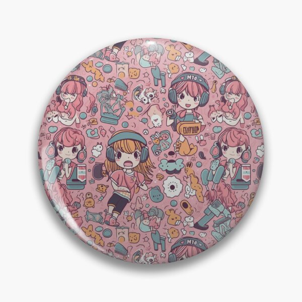 Item preview, Kawaii K-Pop - Cute K-Pop Pattern designed and sold by Reimagining  Images.