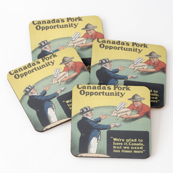 Item preview, Vintage poster - Canada's Pork Opportunity designed and sold by mosfunky.