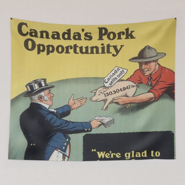 Item preview, Vintage poster - Canada's Pork Opportunity designed and sold by mosfunky.