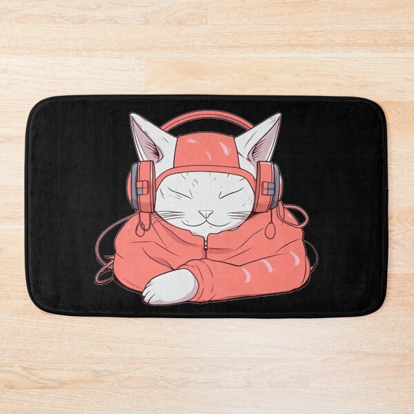 Item preview, Cat sleeping in helmet down jacket designed and sold by Oonyme.