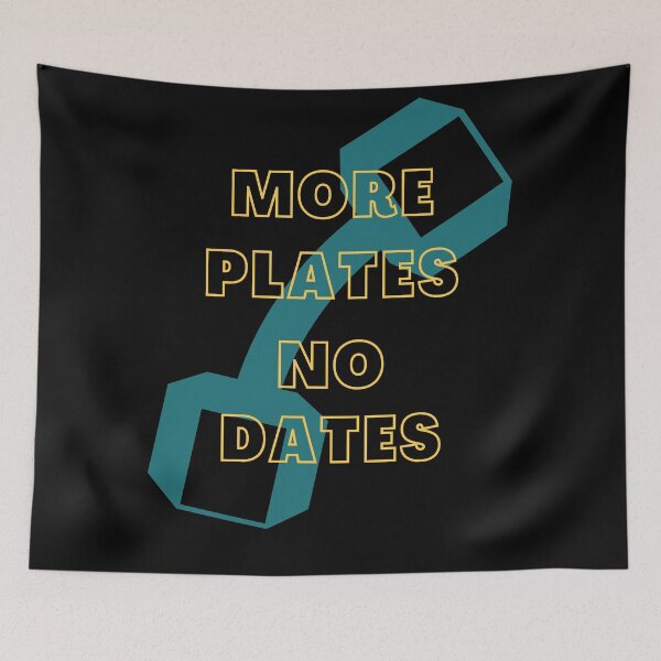 Item preview, More Plates No Dates - Be the Alpha with More Plates, No Dates Merchandise designed and sold by Chromatic-Art.