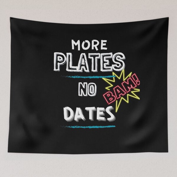Item preview, More Plates No Dates - Unleash Your Fitness Potential with More Plates, No Dates designed and sold by Chromatic-Art.