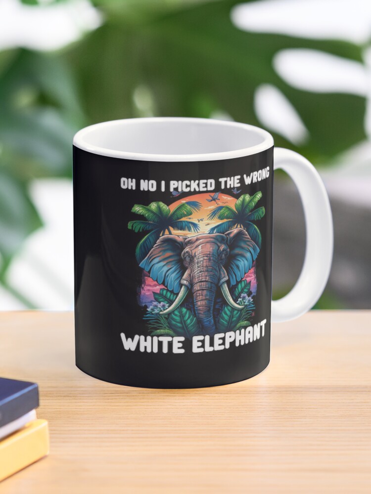 White Elephant Mug