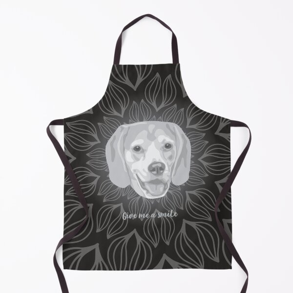 Item preview, DuFauna Beagle Black and White Face "Give me a smile" designed and sold by DuFauna.