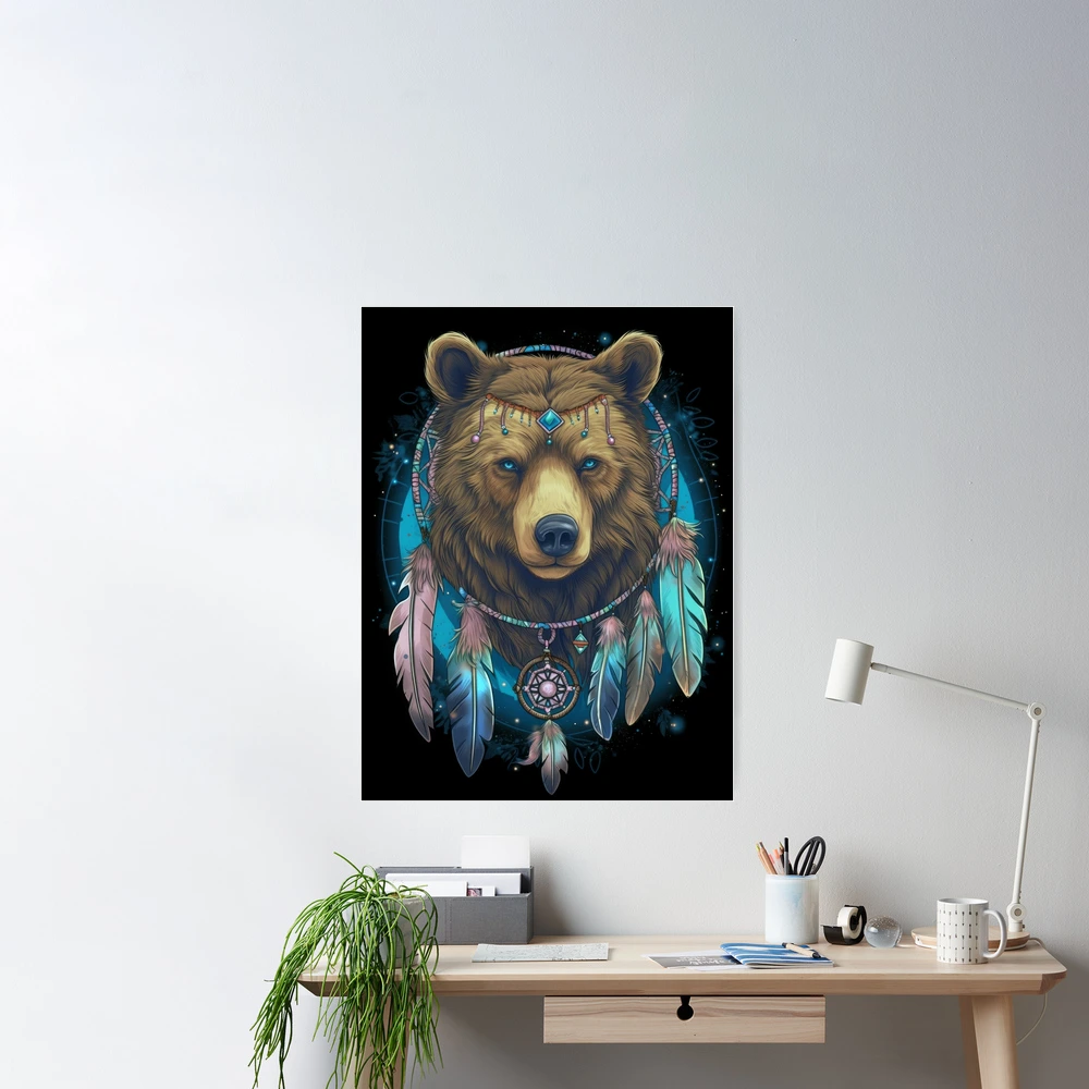 Spirit Animal - Bear I Poster for Sale by SpectrumDesign9