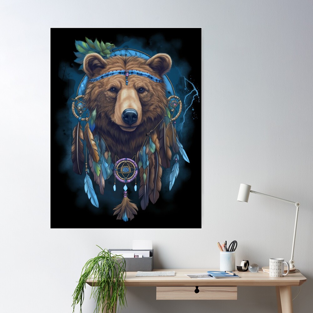 Spirit Animal - Bear II Poster for Sale by SpectrumDesign9