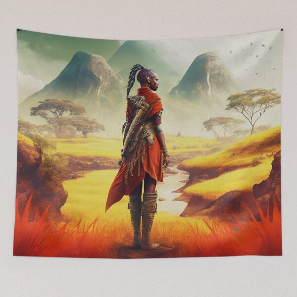 Item preview, African Warrior designed and sold by Emerald-Treasure.