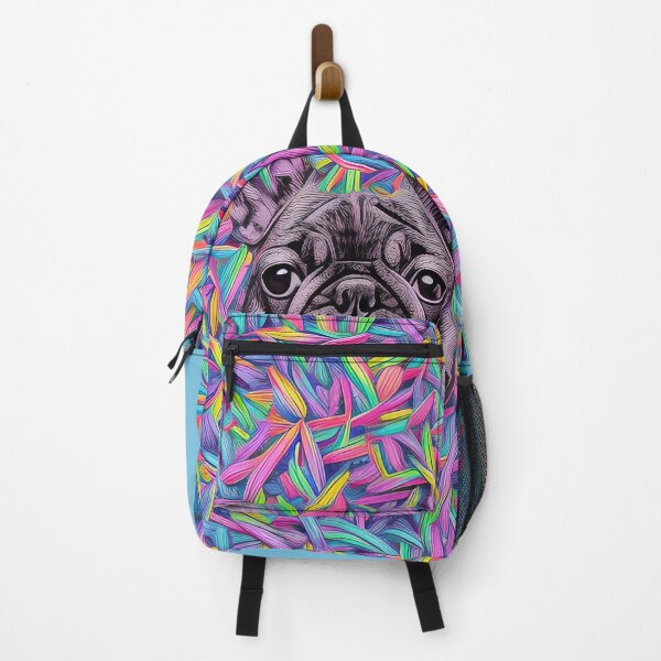 Item preview, Beautiful pug dog in colorfull designed and sold by Blue-Fall.