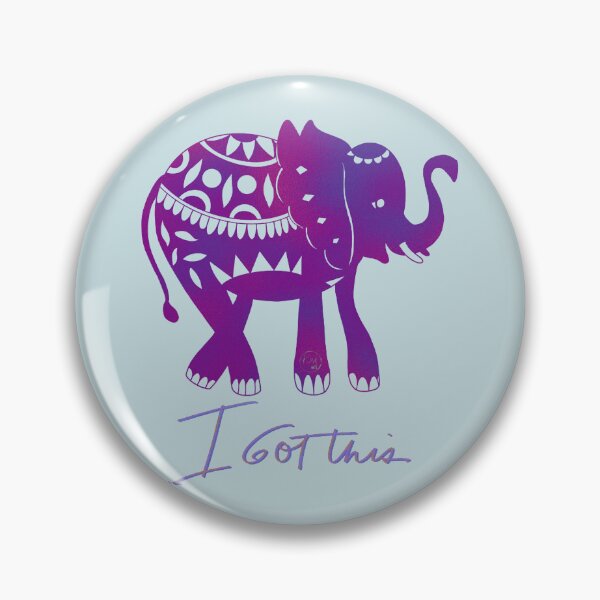 Item preview, I got this purple elephant designed and sold by khadijlloyd.