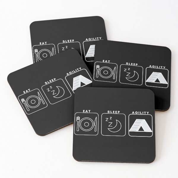 Item preview, Eat, Sleep, Agility designed and sold by frankandlucyco.