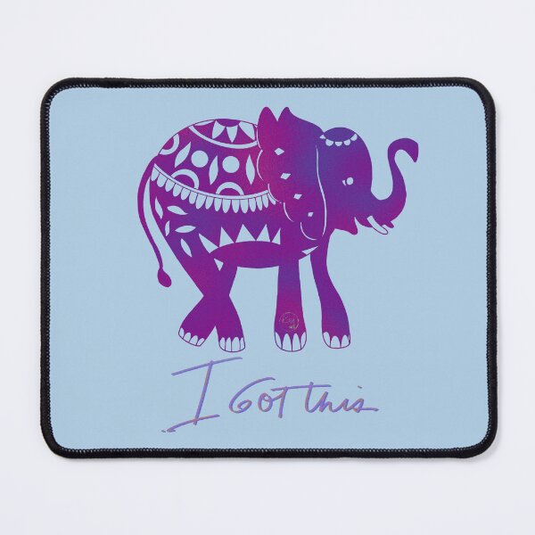 Item preview, I got this purple elephant designed and sold by khadijlloyd.