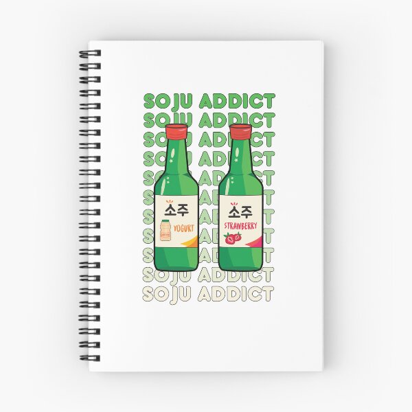 Item preview, Soju Addict | Yogurt Soju | Strawberry Soju | Kawaii Drink | Asian Drink designed and sold by lilbaelee.