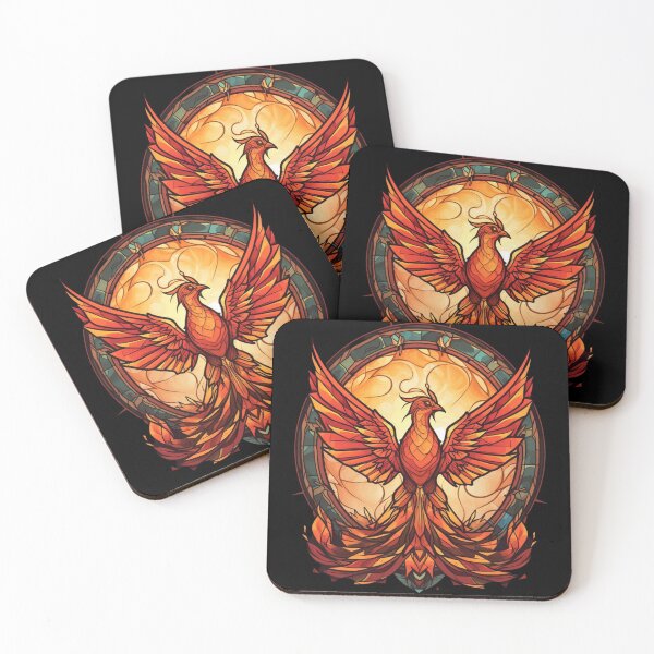 Item preview, Ash Bird: Phoenix Mythical Creature Awe Wonder Resurrection Legend Warm Fire Majestic  designed and sold by DigiNook.