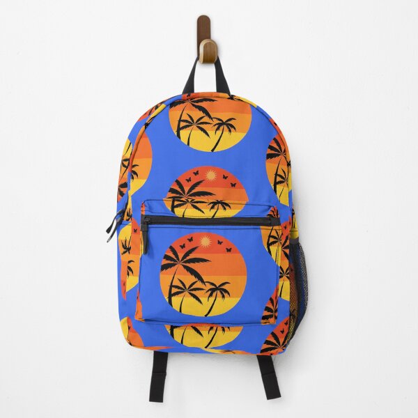 Item preview, Palm Trees On Retro Sunset designed and sold by TheCatmeow2000.