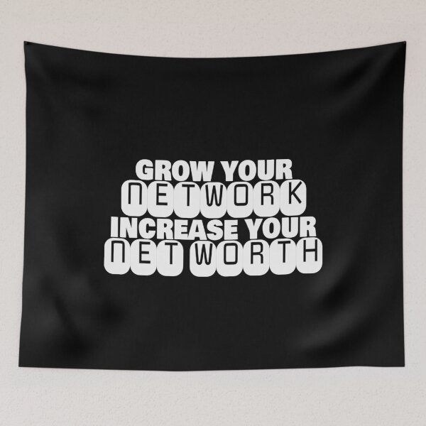 Item preview, Grow Your Network Increase Your Net Worth T Shirt Merch designed and sold by PRINTS2HOT.