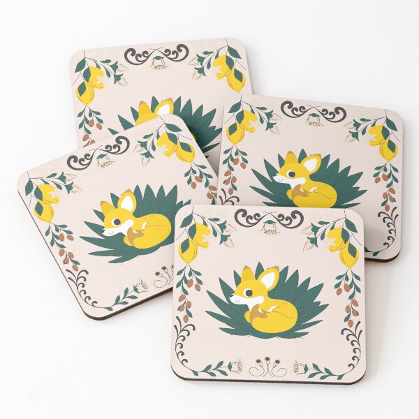Item preview, Floral Lemon Fox designed and sold by KateJaxxon.