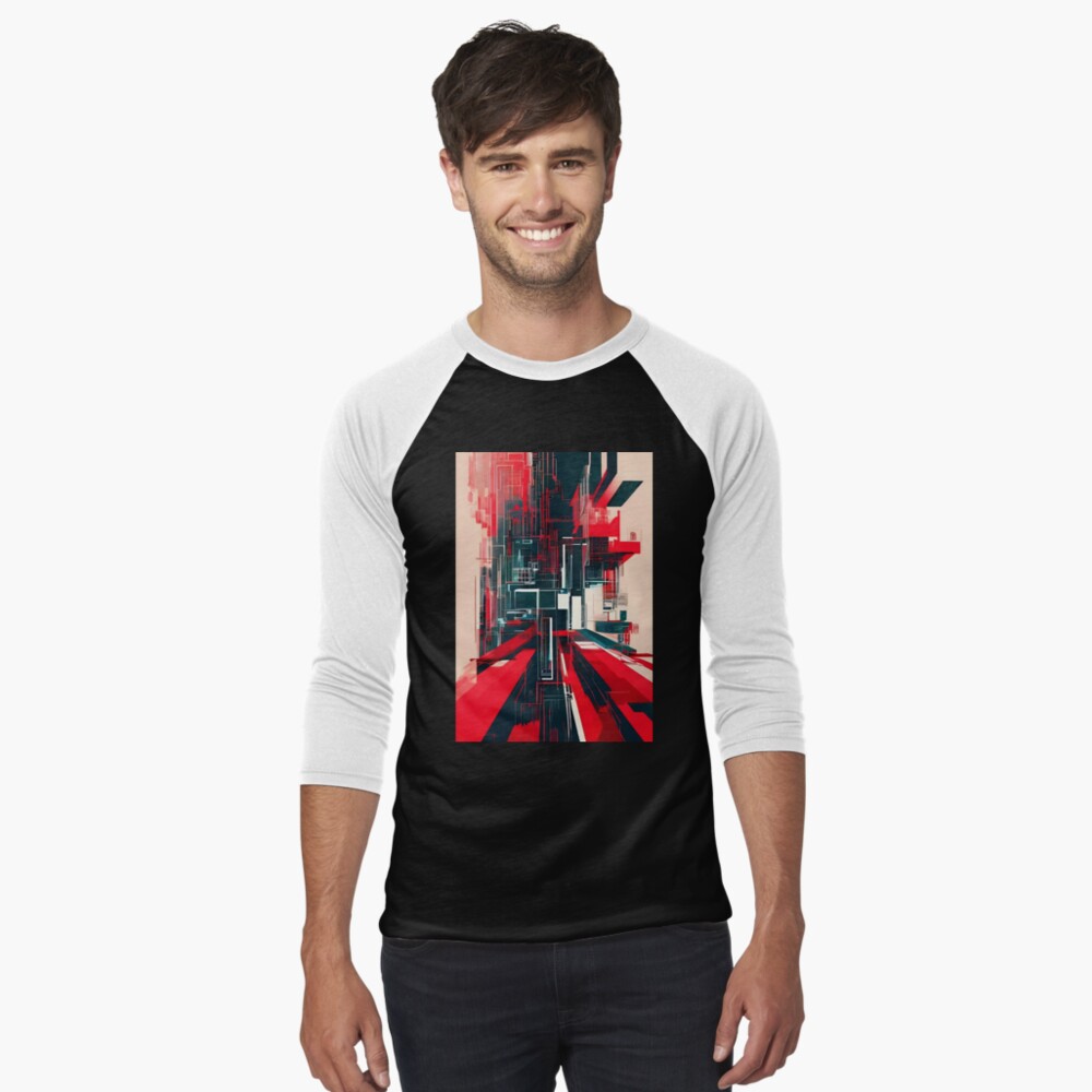 Item preview, Baseball ¾ Sleeve T-Shirt designed and sold by StudioDestruct.