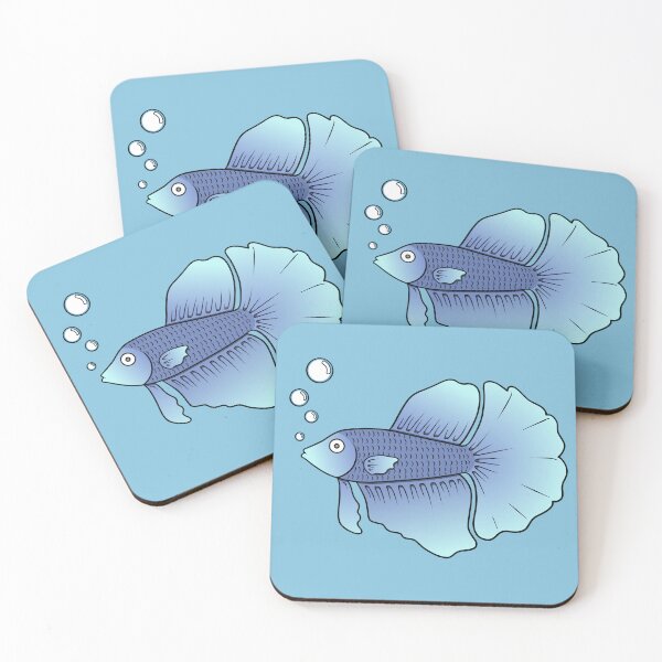 Item preview, Blue Betta Fish designed and sold by SkippingBeats.