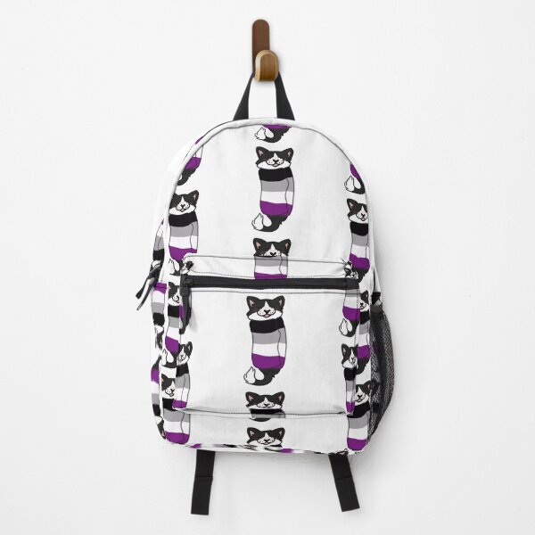 Item preview, Tuxedo cat pride burrito asexual - purrito designed and sold by GnomelyDragon.