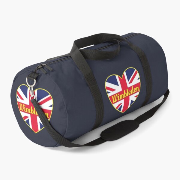 Item preview, Wimbledon England UK British Union Flag Heart on Navy designed and sold by DPattonPD.