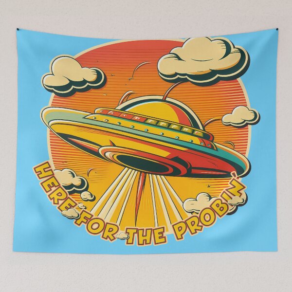 Item preview, Cheeky flying saucers designed and sold by Scott Black.