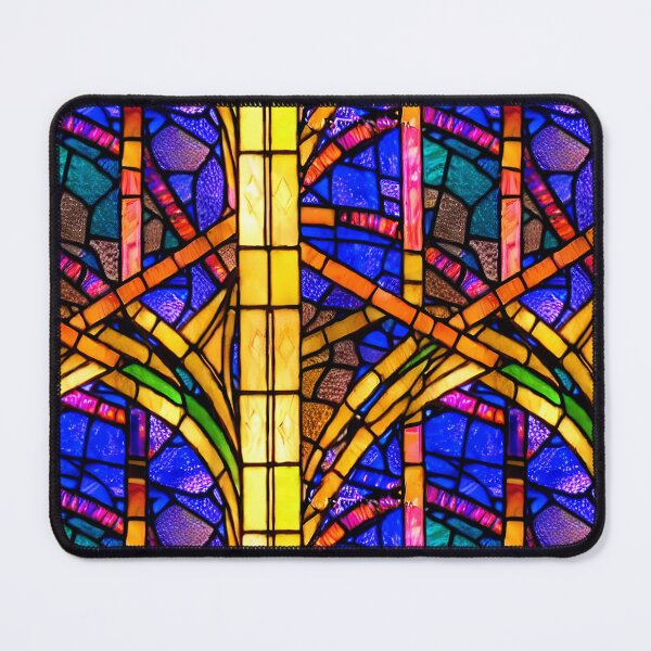 Item preview, Beautiful and Colorful Art Noveau Stained Glass 2 - Seamless Pattern designed and sold by Chubuter.