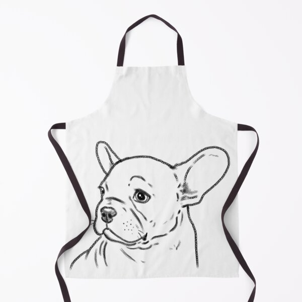 Item preview, French Bulldog Sketch, Black and White Frenchie, Frenchie Portrait, Frenchie Drawing designed and sold by Furkid Studio.