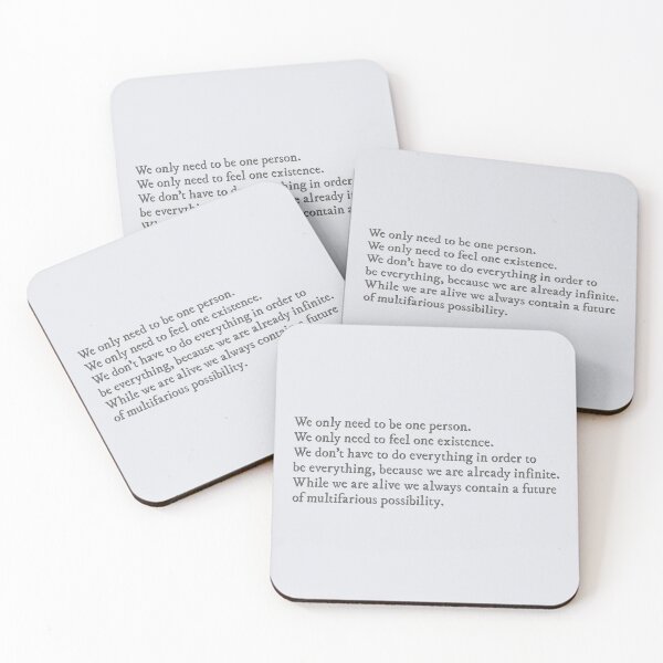 Item preview, The Midnight Library quote designed and sold by percqbeths.