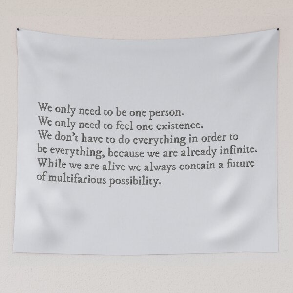 Item preview, The Midnight Library quote designed and sold by percqbeths.