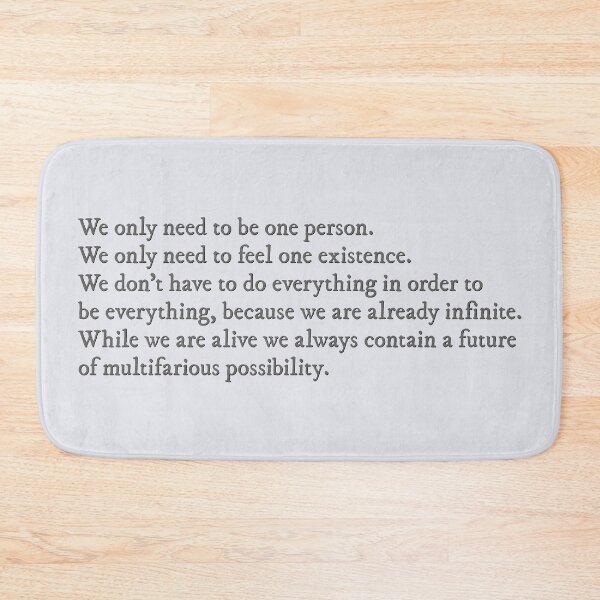 Item preview, The Midnight Library quote designed and sold by percqbeths.