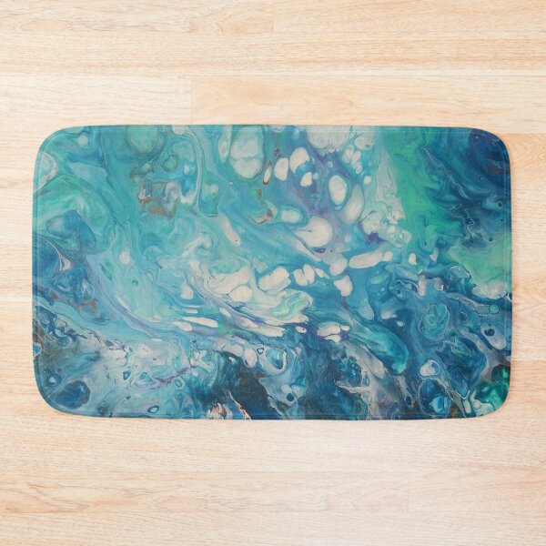 Item preview, Fluid art - Blue white and gray  designed and sold by shakespeare1212.