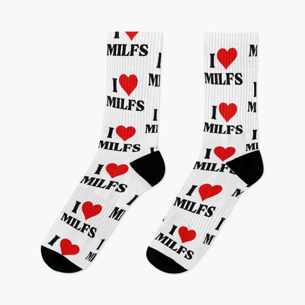 Item preview, I LOVE (HEART) MILFS designed and sold by SIKEWARDdesigns.
