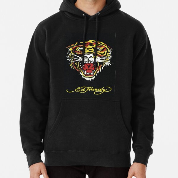 Ed Hardy Tiger Hoodie - Charcoal  Tiger hoodie, Womens sweatshirts hoods, Sweatshirts  women