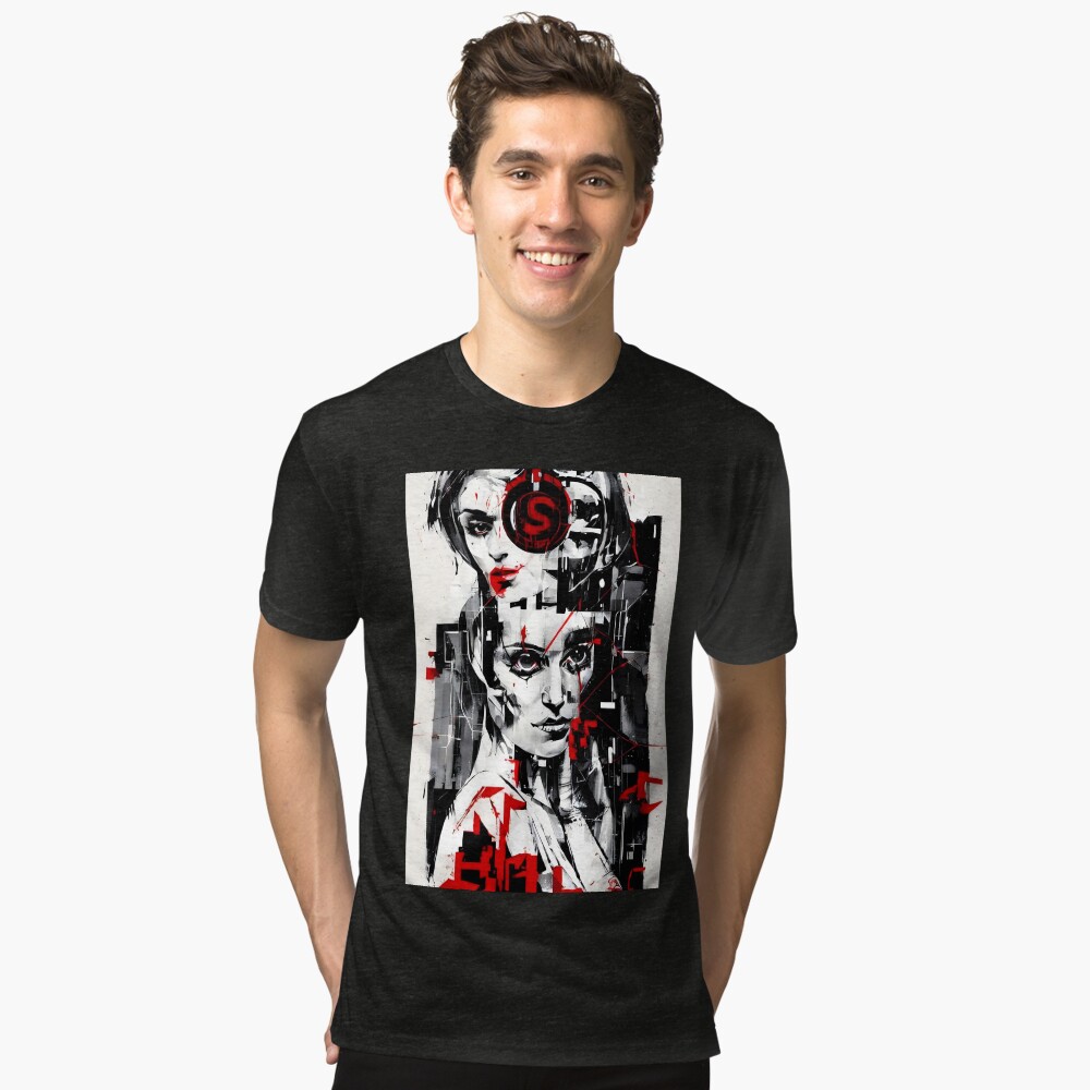 Item preview, Tri-blend T-Shirt designed and sold by StudioDestruct.