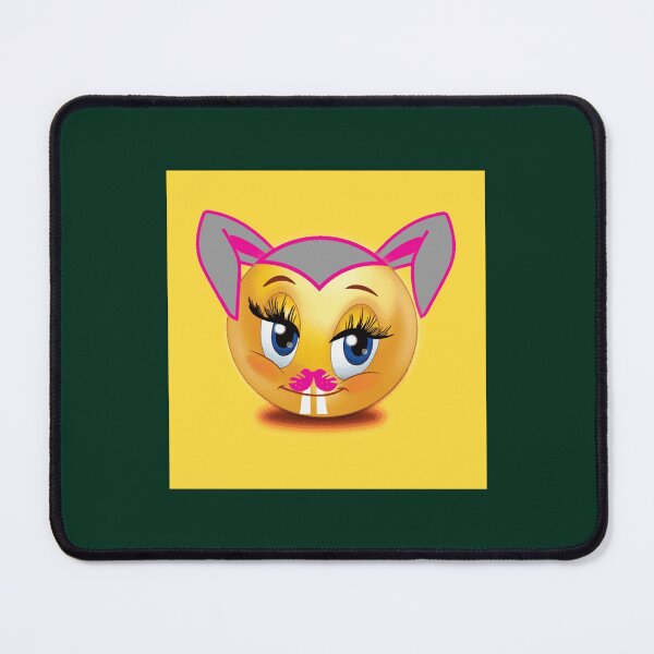 Item preview, bunny crumbs emoji Throw Pillow designed and sold by HilaryBeatrixen.