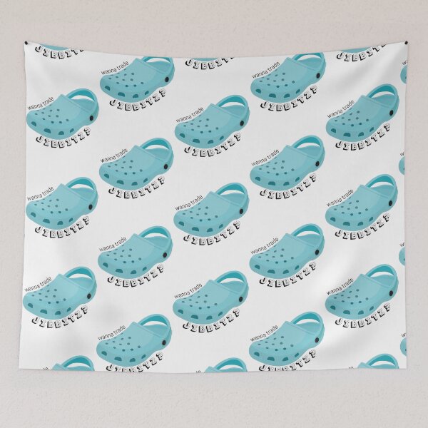 Item preview, blue crocs  designed and sold by HilaryBeatrixen.