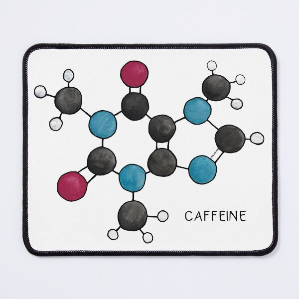 Item preview, Caffeine Molecule | with Label designed and sold by BugCreative.