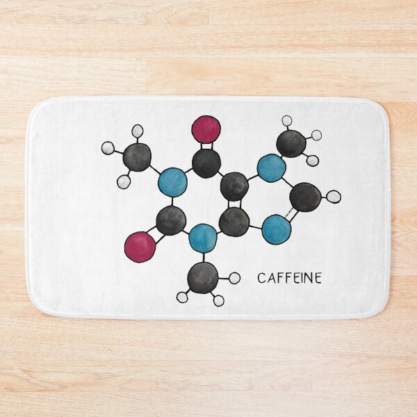 Item preview, Caffeine Molecule | with Label designed and sold by BugCreative.