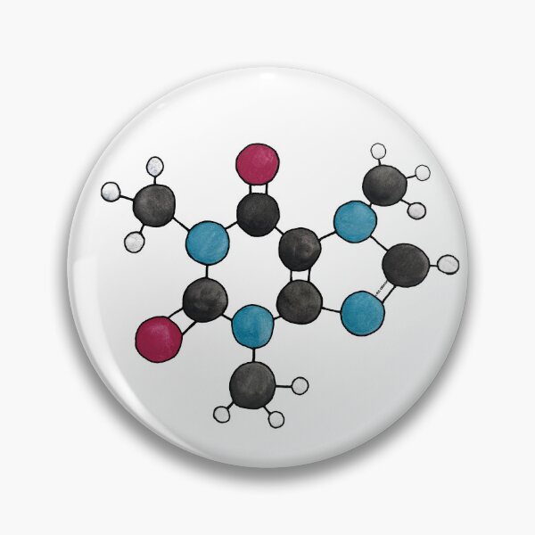 Item preview, Caffeine Molecule | No Label designed and sold by BugCreative.