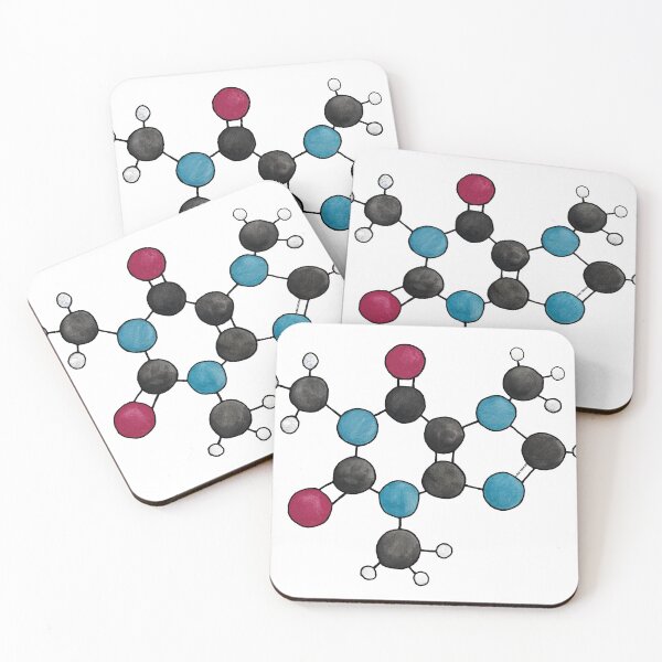 Item preview, Caffeine Molecule | No Label designed and sold by BugCreative.