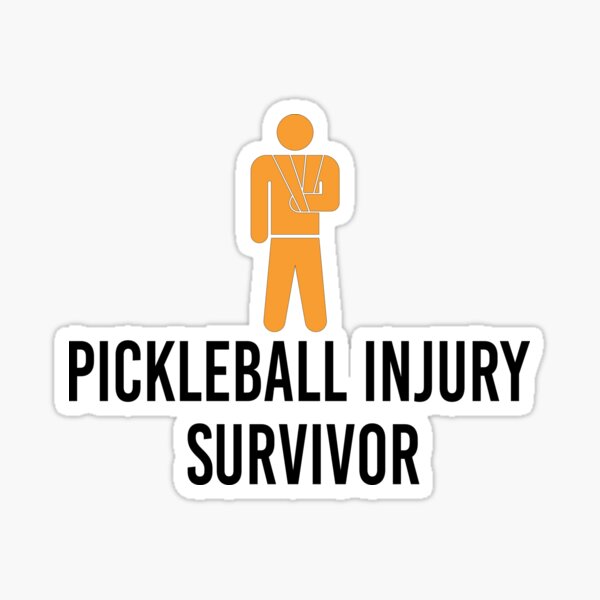 Item preview,  Pickleball Injury Survivor Funny Pickleball Saying designed and sold by jojosign.