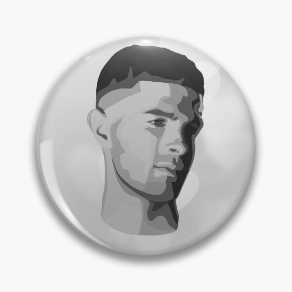 Item preview, Christian Pulisic USMNT and Chelsea Black and White Portrait  designed and sold by LaurGallery.