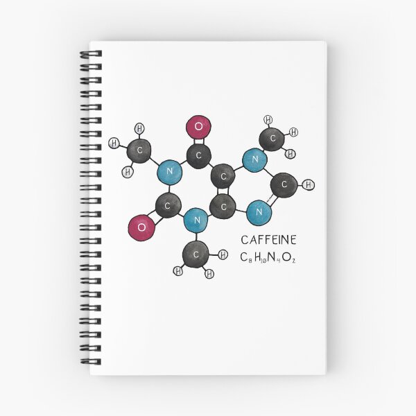 Item preview, Caffeine Molecule | Labelled Molecules designed and sold by BugCreative.