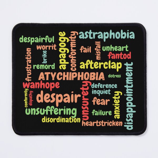 Item preview, Atychiphobia Distress cool design designed and sold by Artista-shop.